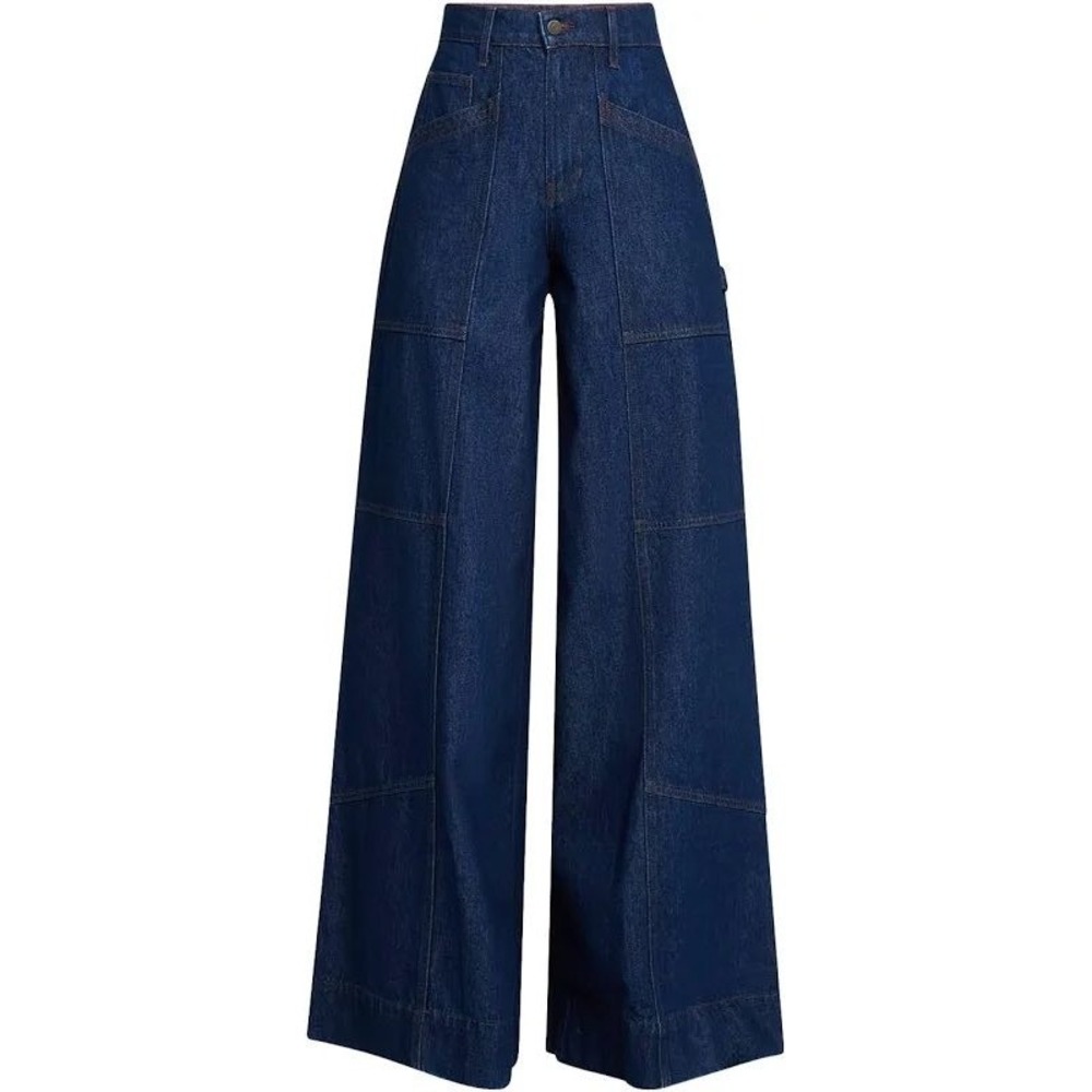 Veronica Beard high rise Freddy wide leg jeans
